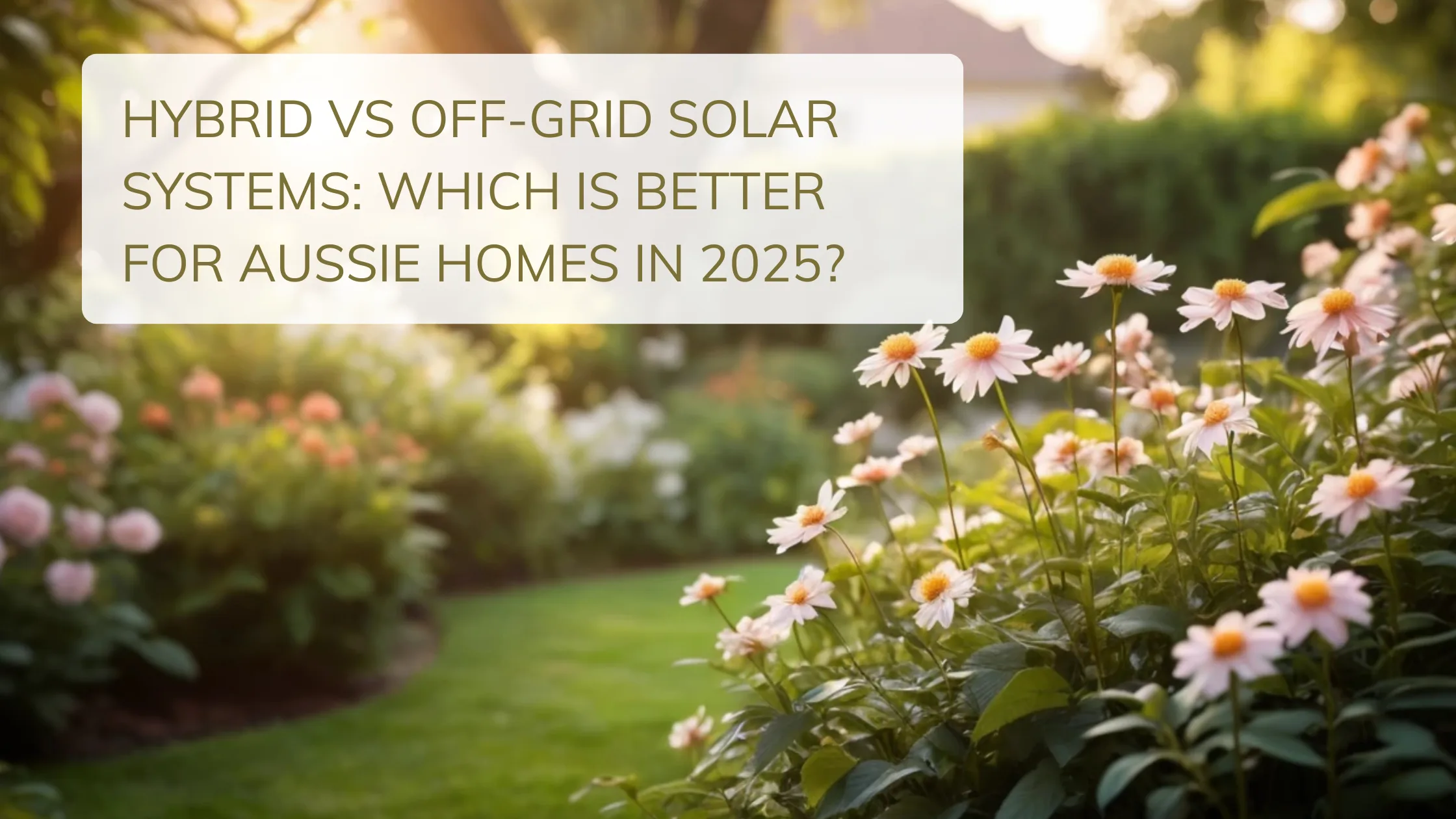 Hybrid vs Off-Grid Solar Systems: Which Is Better for Aussie Homes in 2025?